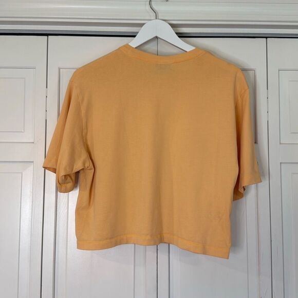 Nike orange cropped pocket front t shirt size M - Picture 10 of 11
